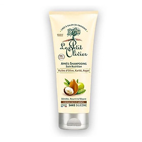 Dầu xả tóc phục hồi tóc hư tổn chiết xuất Dầu Argan, Bơ Hạt Mỡ, Dầu Olive Le petit Olivier 200ml