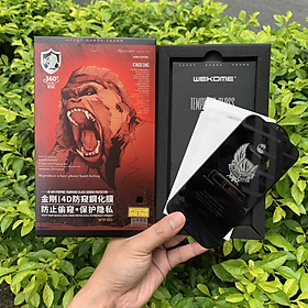 Kính Cường Lực Chống Nhìn Trộm KingKong Dành Cho iPhone - Full Hộp - Dán Full Màn - Hàng Chính Hãng