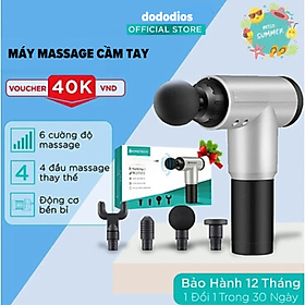 Máy Massage Cầm Tay dododios KH-320 - 6 Cấp Độ, Hỗ Trợ Mát Xa Chuyên Sâu, Giảm Đau Cơ, Cứng Khớp - Quà Tặng Cho Sức Khỏe - Hàng chính hãng dododios