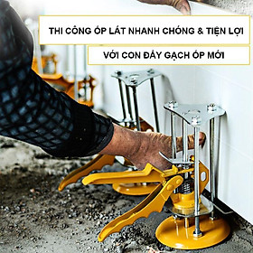 Mua Combo 10 Kê Kích Gạch Chân Tường - Con Đội Lấy Cốt Gạch 03 Trụ -nâng gạch đá ốp tường