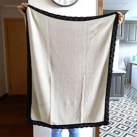 Cotton Swaddle Phụ Kiện Cho Bé Nhận Chăn Đầm Quấn Bé Khăn Dệt Kim Chăn Sơ Sinh Xe Đẩy Chăn - 80x100cm