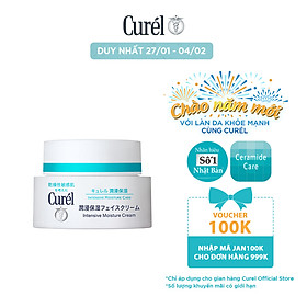 Kem Dưỡng Da Cấp Ẩm Chuyên Sâu Curel Intensive Moisture Care Intensive Moisture Cream (40g)