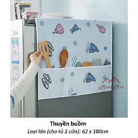 Mua Tấm phủ tủ lạnh nhựa PEVA cho tủ 2 cửa  chống thấm  chống bụi - J101 - J193