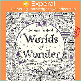 Hình ảnh Sách - Worlds of Wonder : A Colouring Book for the Curious by Johanna Basford (UK edition, paperback)