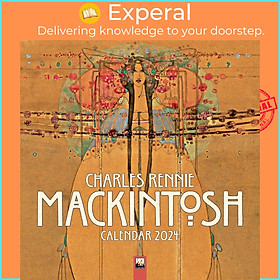 Sách - Charles Rennie Mackintosh Wall Calendar 2024 (Art Calendar) by Unknown (US edition, paperback)