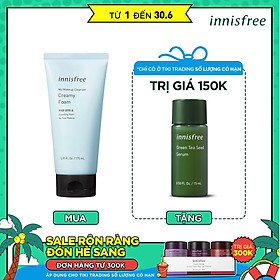 Sữa Rửa Mặt Làm Sạch Sâu Innisfree My Makeup Cleanser Creamy Foam 175ml - 131171077