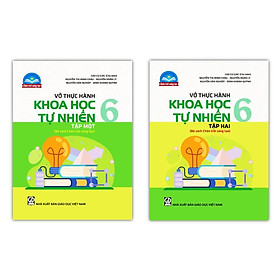 Hình ảnh Sách - Combo Vở thực hành Khoa học tự nhiên 6 - Tập 1 + 2 (Chân trời)