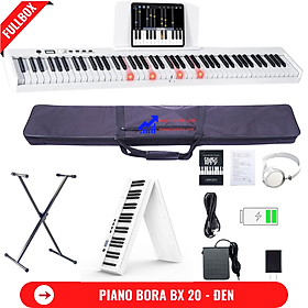 Mua Đàn Piano Điện Bora BX 20 - Gấp Gọn Phím Sáng - 88 Phím Nặng Cảm Lực - Kết Nối Bluetooth + Chân Đàn