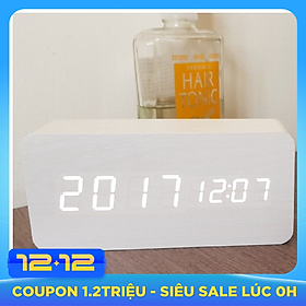 Đồng hồ để bàn led báo thức thông minh
