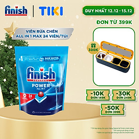 Viên rửa chén bát Finish All in one Max 24 viên