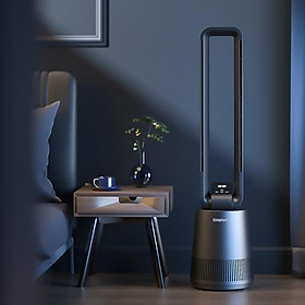 Quạt không lá Xiaomi DAEWOO F10 với khả năng lọc không khí bằng tia UV-C Tiệt trùng không có lỗ Điều khiển cảm ứng độ ồn thấp Không có ba chế độ