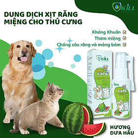 xịt thơm miệng chó mèo Vkill 30ml hương dưa hấu ngọt ngào