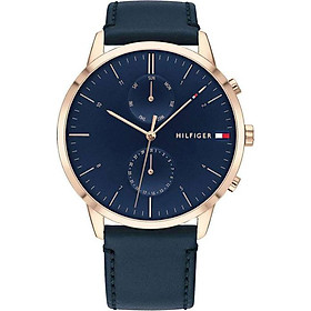 Đồng Hồ Nam Dây Da Máy Pin Lịch Thứ Ngày Tommy Hilfiger (44mm)