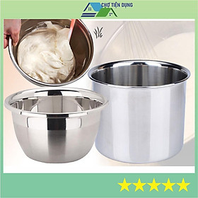 Mua Âu Trộn Bột Tô Thố Bowl Bát Trộn Mặt Nạ Làm Bánh Bằng Inox Chất Lượng Cao - BOWL
