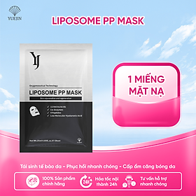 Mặt nạ Đen phục hồi, tái tạo da Yuejin Liposome PP Mask - Mặt nạ nuôi dưỡng tế bào, phục hồi nhanh, cấp ẩm (1 miếng)