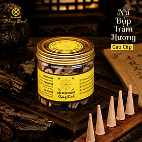 Nụ Búp Trầm Hương Cao Cấp ( 65 nụ / hộp ) - Mùi thơm ngọt nhẹ , dùng xông nhà, cửa hàng , Thanh Lọc Không Khí - Mộc Trầm Hương Khang Bình
