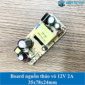 Board nguồn tháo vỏ 12V 2A 35x78x24mm loại tốt