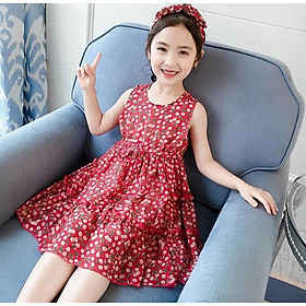 Đầm maxi von dễ thương cho bé gái từ 13 đến 43 kg - DB68
