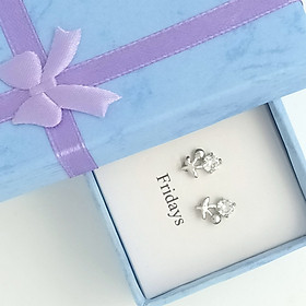 Phụ Kiện Bông Tai thời trang dễ thương sang trọng chất lượng từ kiểu dáng hình cây hoa đính đá mã s11.1