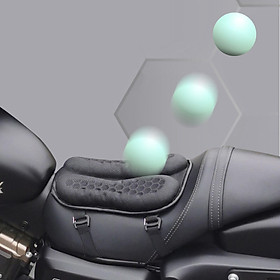 Motorcycle  Cushion, Motorcycle  Pad Cushion Protector Shock Absorption with Cooling Mesh Breathable Fabric