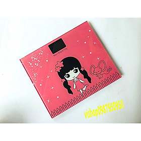 Mua CÂN SỨC KHOẺ ĐIỆN TỬ HỌA TIẾT 180KG - cô gáu buộc tóc