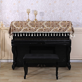 Khăn phủ đàn piano cơ đàn piano điện tử 88 phím phong cách Châu Âu cổ điển sang trọng chống bụi chống xước - Hàng chính hãng