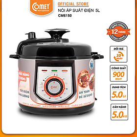 Mua Nồi Áp Suất Comet CM6150 (5 Lít) - Hàng Chính Hãng