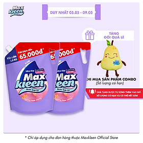 Combo 2 Túi Nước Giặt Xả Maxkleen Hương Hoa Nắng (3.8kg/túi)