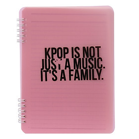 Sổ Tay Vivaone LX Bìa Nhựa (14.2 x 19.5 cm) - Hồng