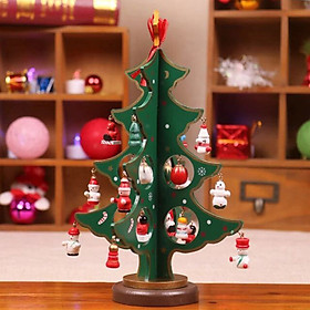 Christmas Tree Wooden Christmas Tree Creation DIY Production Family