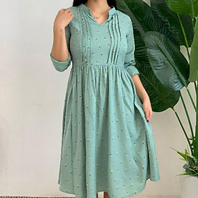 Váy bầu sau sinh 3 in 1- váy baby doll có khóa cho con bú