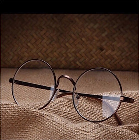 Kính Mắt tròn xoe Zon Kim loại cho nam nữ