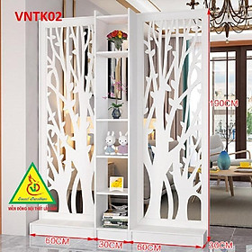 Mua Vách ngăn tủ kệ VNTK02- Nội thất lắp ráp Viendong Adv