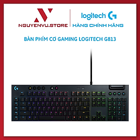 Mua Bàn phím game cơ học RGB Logitech G813 - 3 loại switch cấu hình thấp  cổng USB 2.0  5 nút lập trình  media chuyên biệt  RGB Lightsync - Tactile Switch - Hàng chính hãng