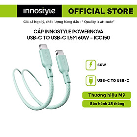 Mua Cáp Sạc Nhanh Innostyle PowerNova USB-C to USB-C 1.5M 60W - Hàng chính hãng