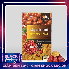Táo Đỏ Khô Cao Cấp Smile Nuts Hộp 500g