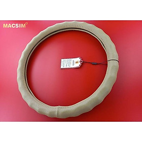 Bọc vô lăng cao cấp Macsim mã 8890 - Chất liệu da thật 100%, khâu tay thủ công size M