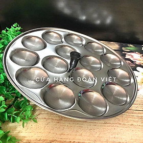 Mua Khuôn Bánh Bèo - Inox tiện lợi có nút cầm chống nóng - Khuôn 15 Bánh