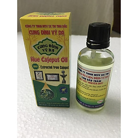 Dầu tràm Cung Đình Vỹ Dạ 50ml,mẹ và bé, trẻ sơ sinh, lành tính, đuổi muỗi, giữ ấm, xông hương