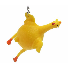 Móc khóa gà đẻ trứng ngộ nghĩnh