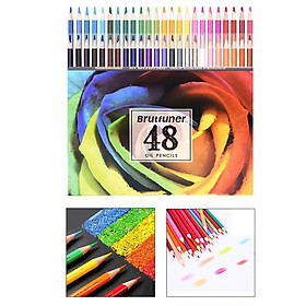 Multi Color Oily Color Pencil Drawing Paint Sketch Pencil  48 Colors Oily