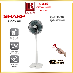 Mua Quạt Đứng Sharp 3 cánh PJ-S40RV-WH 50W - Hàng chính hãng - xuất xử Malaysia - Bảo hành 12 tháng