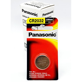 Pin Panasonic CR2032 ( CR-2032/1PT x 1 Vỉ 1 Viên ) Lithium 3V - Hàng Chính Hãng