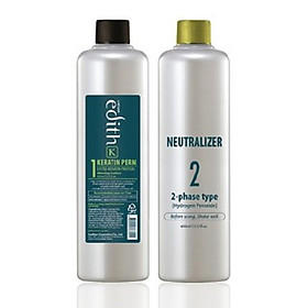 Thuốc uốn tóc, chỉ sử dụng trong salon chuyên nghiệp Keratin Livegain Premium EDITH K 400ml