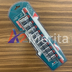 Bộ 10 đầu tuýp 1/2" Total THT121101