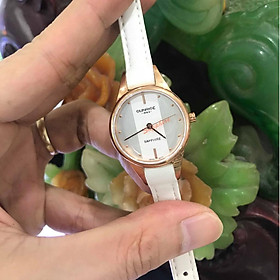 Đồng hồ nữ SUNRISE 9969PA dây da full hộp thẻ chính hãng, Kính Sapphire chống xước v