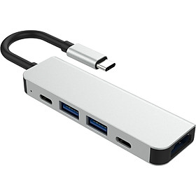 Hub USB Type-C 5 Cổng HDMI 4K 60Hz/ USB 3.0/ Type-C/ PD 50538 - 5in1-3 60Hz