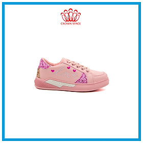 Giày Sneaker Bé Gái Đi Học Cổ Thấp Crown Space UK Active Trẻ em Cao Cấp CRUK257 Siêu Nhẹ Êm Size 26-35/3-12 Tuổi