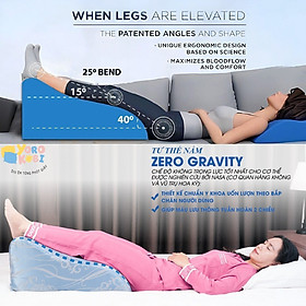 GỐI CHỐNG GIÃN TĨNH MẠCH THƯƠNG HIỆU YOROKOBI GIÚP CẢI THIỆN TÌNH TRẠNG GIÃN TĨNH MẠCH. TẠO GIẤC NGỦ SÂU VÀ THOẢI MÁI. KÍCH THƯỚC 59X48X28CM. CHẤT LIỆU RUỘT GỐI LÀ PU FOAM NGUYÊN KHỐI