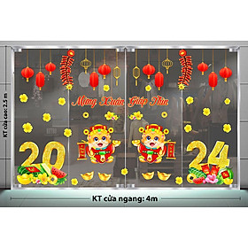Mua DECAL TRANG TRÍ TẾT 2024 CHO CĂN HỘ CHUNG CƯ